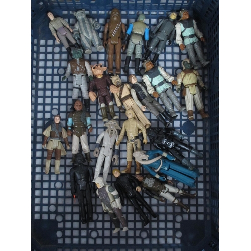 452 - Twenty Two Original Star Wars Trilogy Plastic Action Figures, to include Bib Fortuna, Lando Calrissi... 