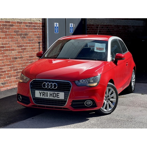 1001 - 2011 [YR11 HDE] Audi A1 1.4 TFSI (petrol) Sport 3-door hatchback in red, 6-speed manual gearbox, 43,... 