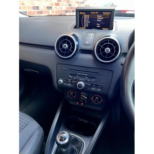 1001 - 2011 [YR11 HDE] Audi A1 1.4 TFSI (petrol) Sport 3-door hatchback in red, 6-speed manual gearbox, 43,... 