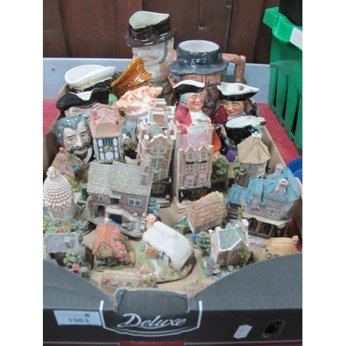 1063 - Lilliput Lane Model Buildings (x 20), Shorter, Sylvac and other character jugs:- One Box