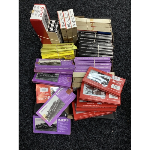 150 - OO gauge wagon kits, boxed, seemingly complete, unchecked, from Slaters, a.b.s., etc. approx. 40