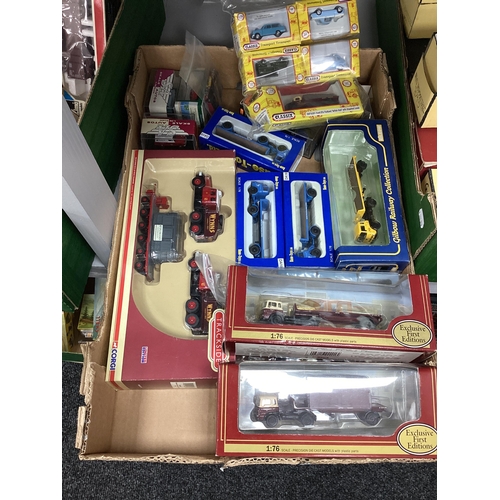 20 - Diecast 1:76 model trackside vehicles, boxed, by EFE, Corgi etc, approx 20.