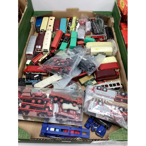 38 - Diecast 1:76 and similar trackside vehicles, metal and plastic, loose, playworn approx. 60