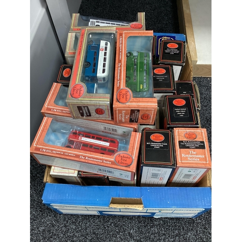 7 - 1;76 scale EFE buses, boxed, various liveries, approx. 30