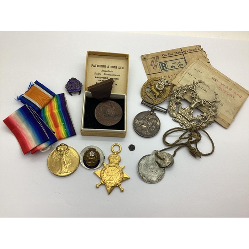 469 - WWI British Medal Duo, comprising British War Medal and Victory Medal awarded to 10377 PTE A Hodgson... 