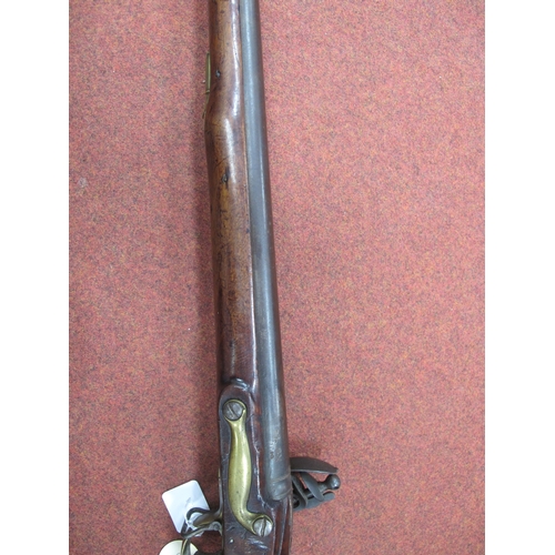 320 - British India Pattern Circa 1810 'Brown Bess' Flintlock Musket, marked 'Tower' with 'GR' crown devic... 