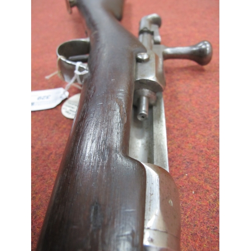 329 - Franco Prussian War French Model 1866 Chassepot 11mm Bolt Action Rifle, manufactured 1867 with match... 