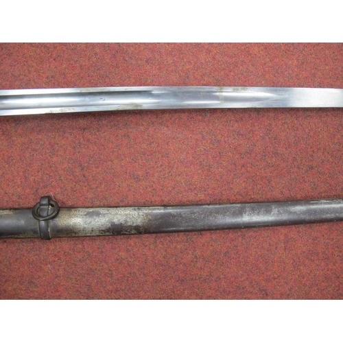 366 - Second Boer War/WWI British Pattern 1897 Infantry Sword, with 'VR' Royal Cypher integrated into guar... 