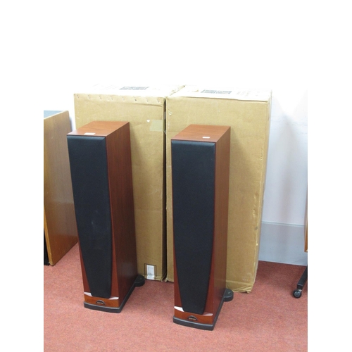 402 - Pair of Spendor S5E Speakers, rosenut finish, in original boxes, (untested sold for spares)