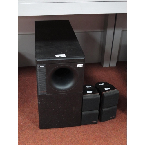 424 - Bose Acoustimass 5 Series 2 Speaker System, (untested).