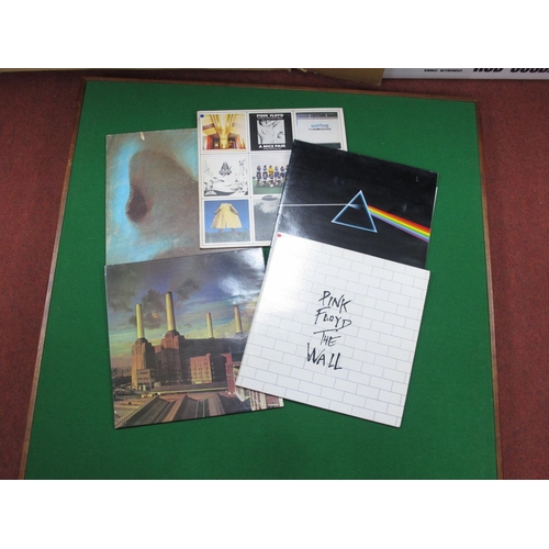 491 - Pink Floyd L.P's five to include Meddle (Harvest SHVL 795, French import), A Nice Pair (Harvest SHDW... 