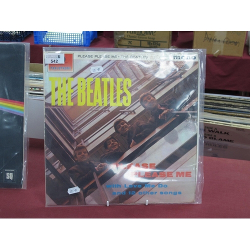 542 - The Beatles - Please Please Me, (Parlophone PMC 1202, 1963), UK 1st pressing, original black and gol... 