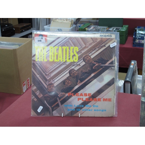 546 - Beatles - Please Please Me (Parlophone PMC1202, 1963) Black and Gold first pressing, with the origin... 