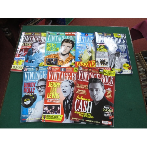 590 - Vintage Rock Magazine, seven issues, six from 2015 and issue 4 from 2012.