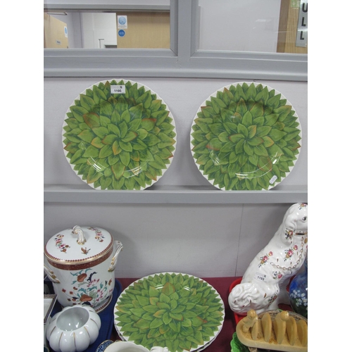 Emilio Bergamin, Natura Taitu Dinner Plates, 30.5cm diameter (6)