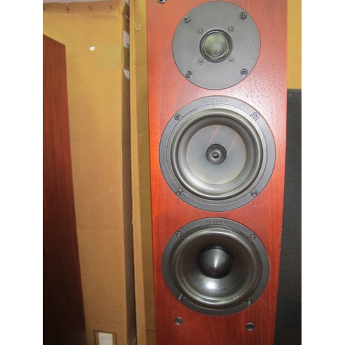 402 - Pair of Spendor S5E Speakers, rosenut finish, in original boxes, (untested sold for spares)