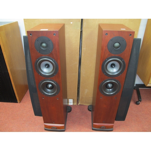 402 - Pair of Spendor S5E Speakers, rosenut finish, in original boxes, (untested sold for spares)