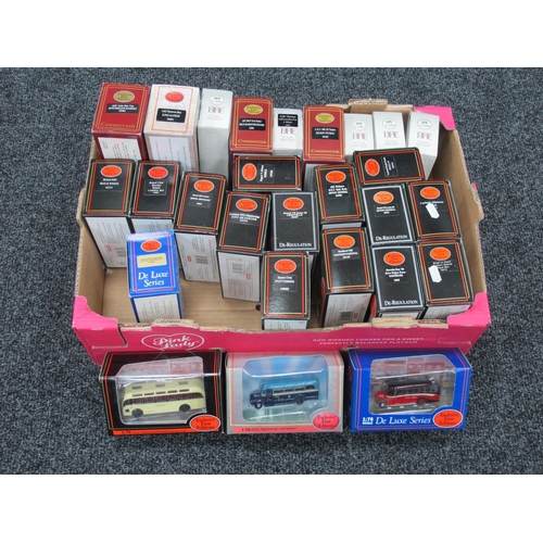 810 - Twenty Seven 1:76th Scale Diecast Model Buses and Commercial Vehicles by EFE, boxed.