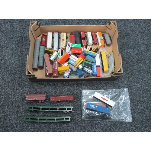 825 - A Quantity of HO Gauge Outline Continental Rolling Stock and Containers.