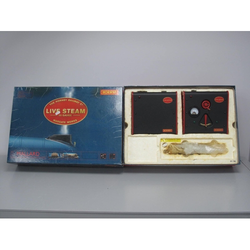 791 - Hornby Live Steam OO Gauge 'Mallard' Set Control Units, No Locomotive or Tender present within box, ... 