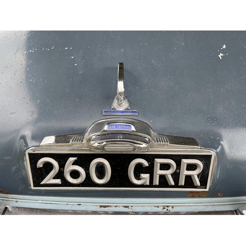 1001 - 1959/60 [260 GRR] Armstrong Siddeley Star Sapphire in two-tone dark blue over sapphire blue combined... 