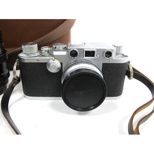 1273 - A Leitz Wetzlar Leica IIIf Rangefinder Camera, Serial Number 586479 (1951/52) with Summaron f=3.5 cm... 