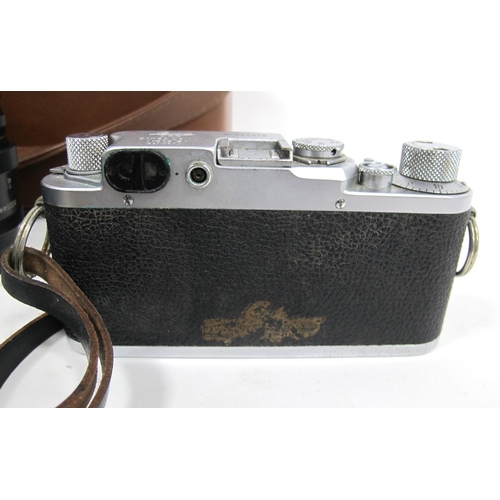 1273 - A Leitz Wetzlar Leica IIIf Rangefinder Camera, Serial Number 586479 (1951/52) with Summaron f=3.5 cm... 