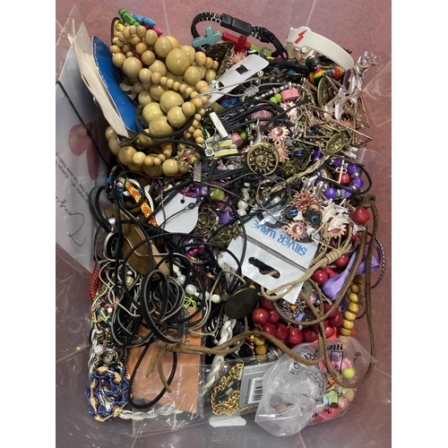 57 - An Assortment of Costume Jewellery :- One Box