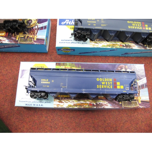 754 - Approximately Forty HO Gauge Outline American Rolling Stock Items by Athearn, Roundhouse, Boxed.