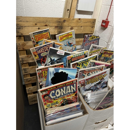 355 - Approximately 4000 American Comics From 1960's - Modern (17 Boxes).