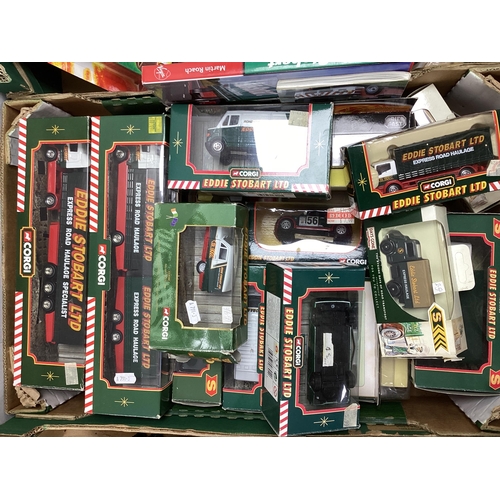 364 - Twenty Diecast Model Vehicles by Corgi, Lledo, all with Eddie Stobart liveries, including #59502 ERF... 