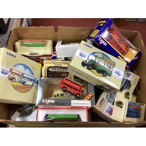 379 - A Quantity of Predominantly Diecast Model Buses by Matchbox, Corgi, Lledo and Other, including Corgi... 