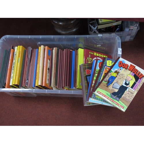 412 - Approximately Forty Five Editions of Oor Wullie and The Broons, 1980's and later.