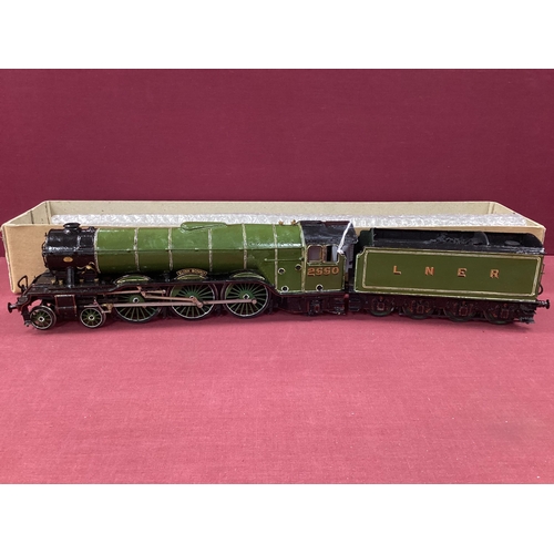 594 - A Finescale Brass 'O' Gauge/7mm Class AI 4-6-2 Steam Locomotive, built from a Sancheng Kit; L.N.E.R ... 