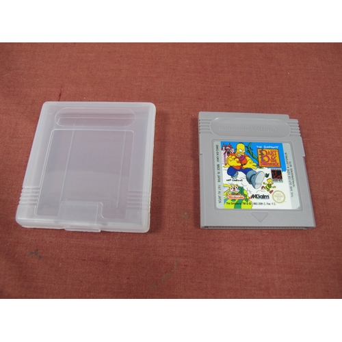 658 - The Simpson's Bart & The Beanstalk Nintendo Game Boy Game Cartridge by Aklaim, boxed with instructio... 