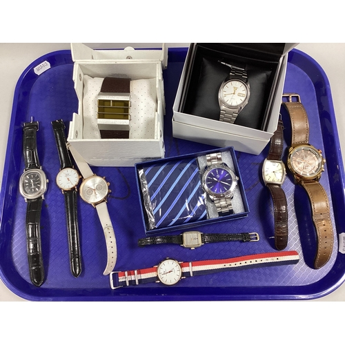 89 - A Variety of Modern Wristwatches, to include Seiko Automatic, Olivia Burton, Daniel Wellington, Curr... 