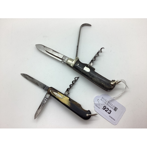 923 - Coachman's Folding Pocket Knife, blade stamped 