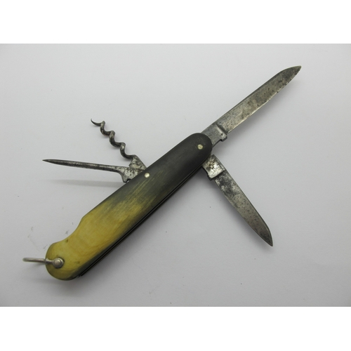 923 - Coachman's Folding Pocket Knife, blade stamped 