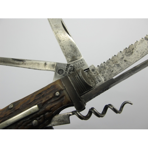 923 - Coachman's Folding Pocket Knife, blade stamped 