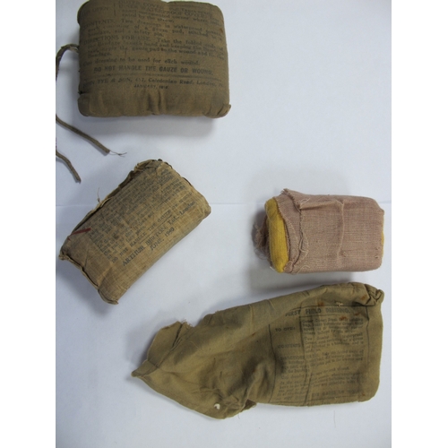 376 - WWI/WWII British Army Royal Army Service Corps Identification Tags, cap badges, buttons, unit cloth ... 