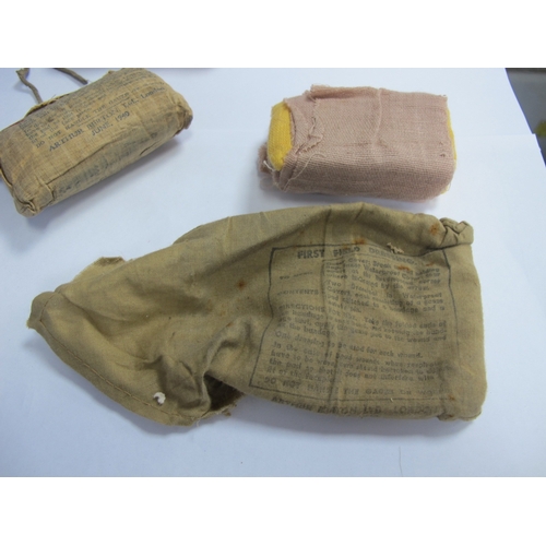 376 - WWI/WWII British Army Royal Army Service Corps Identification Tags, cap badges, buttons, unit cloth ... 