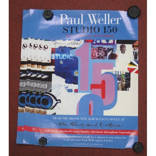 320 - Paul Weller - Studio 150 (2004) unused record store posters (5), 23½ x 16½.