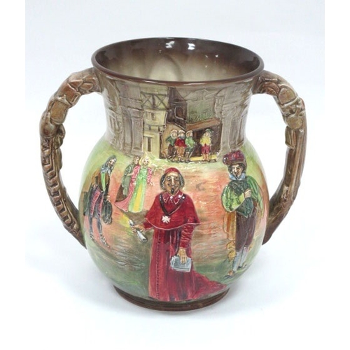 1021 - A Royal Doulton 'The Three Musketeers' Two Handled Loving Cup, No 183 of a limited edition of 600, b... 