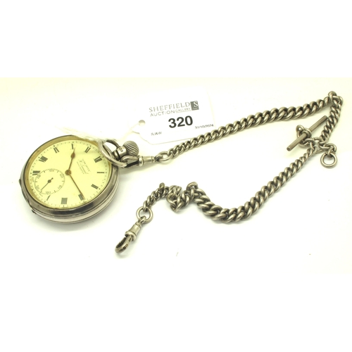 320 - H Samuel Manchester Acme Lever; A Hallmarked Silver Cased Openface Pocketwatch, the signed dial with... 