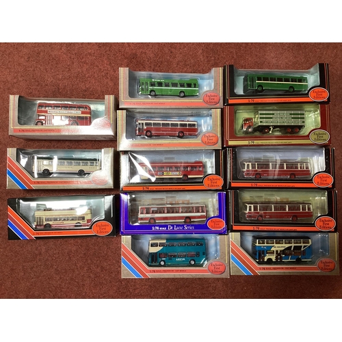 Thirteen EFE Buses, all boxed.
