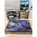 Four Star Trek Themed Plastic Model Kits by AMT/Ertl to include #8790 ...