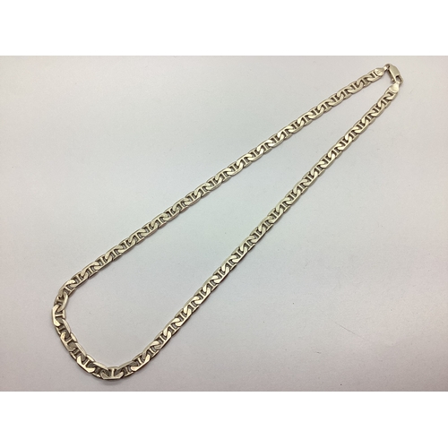 120 - A Chunky Mariner Link Chain, stamped 