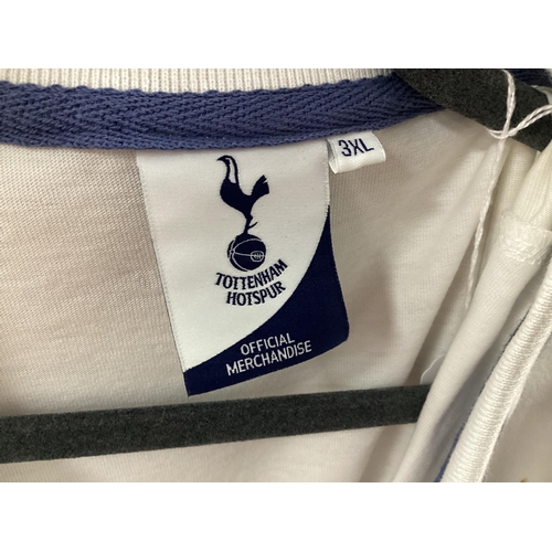 401 - Tottenham Hotspur Kappa Home Shirt with Thomson Logo, Umbro 'T' shirt size L and official merchandis... 