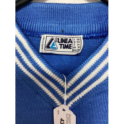 434 - Napoli, Linea Time, Light Blue Shirt, Number '10' (Diego Maradona), GB size 38.