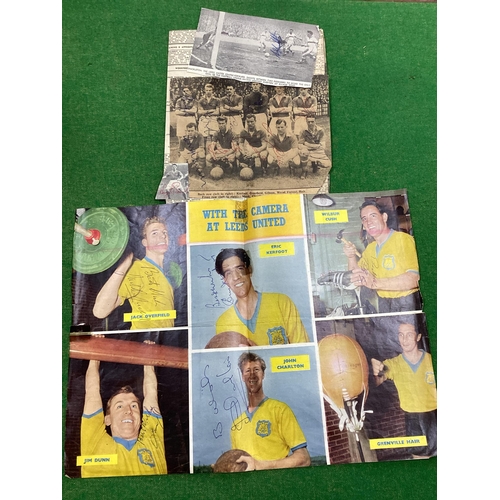 583 - Autographs 1950s and 60s Huge Quantity - approximately 1200, including John Charles, Jackie and Bobb... 